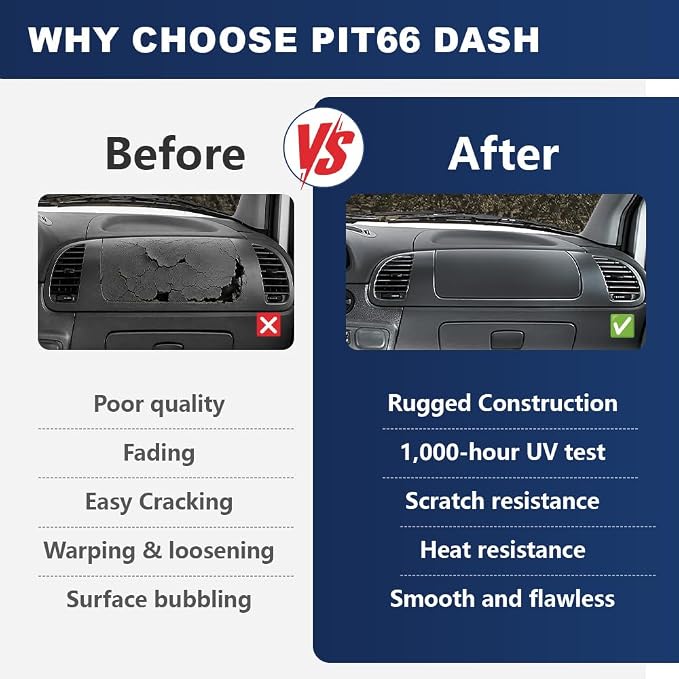 PIT66 Dash Panel Bezel Fit Dodge Sprinter 2002-2006 With A/C Nozzle Right | Dash Panel Bezel Compatible with Dodge Sprinter 2002-2006 LH Passenger Side With A/C Nozzle Dash Board