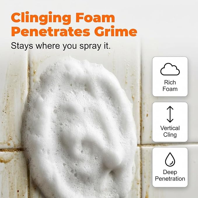 Kitchen Heavy Oil Cleaner, Heavy Duty Stove Top Cleaner & Oven Cleaner - Bio-Enzyme Degreaser for Range Hood Stove & Oven, Lemon Scent (1pcs 100ML)