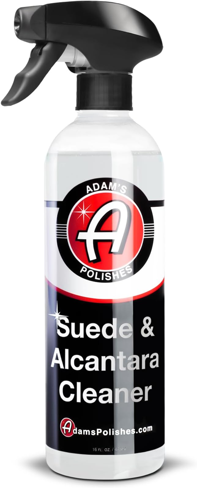 Adam's Suede Cleaner (16oz) - Professional Automotive Micro-Suede Cleaner For Car Interiors, Upholstery, Shoes, Clothing, Removes Stains & Refreshes Suede Material