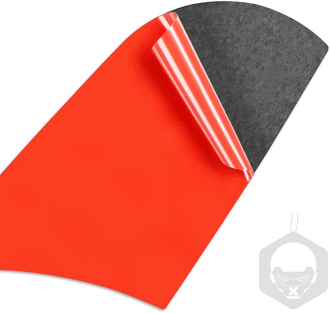 Red Real Carbon Fiber Trim for Nissan Rogue Accessories | for 2014-2020 / Rogue Sport 2017-2022 Side Mirror Control Sticker Interior Thick Overlay Decal