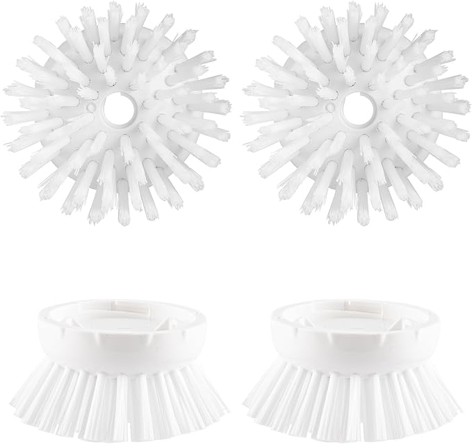 OYV 4 Pack Soap Dispensing Palm Brush Refills, Palm Brush Replacement Head, Palm Brush Refill Head, Palm Brush Refill for Soap Dispensing Palm Brush