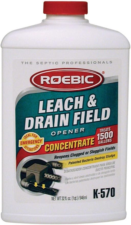 Roebic K-570-Q 32-Ounce Leach And Drain Field Opener Concentrate (Pack of 4)