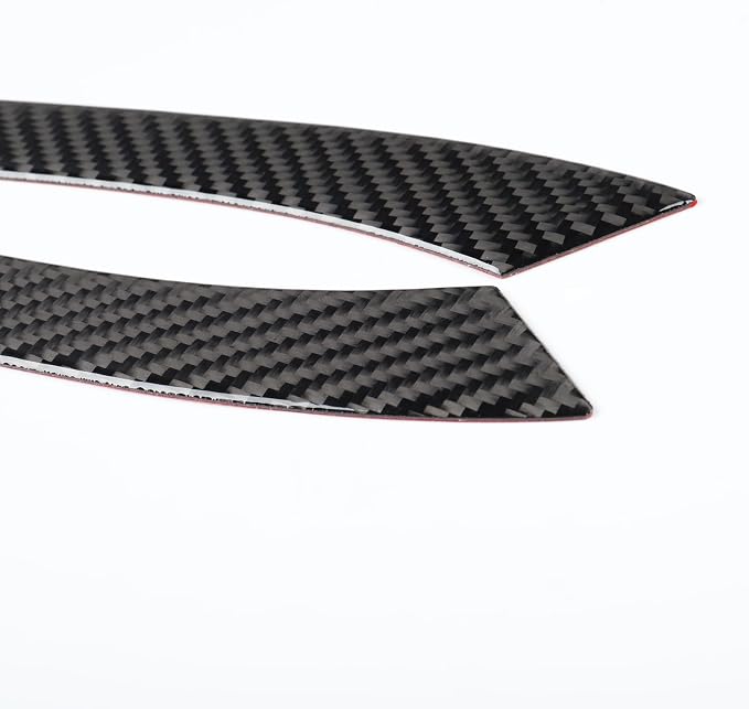 Real Carbon Fiber Trim for Cadillac CTS Accessories | for 2008 2009 2010 2011 2012 2013 Gear Shift Side Strip Sticker Interior Thick Overlay Decal - B