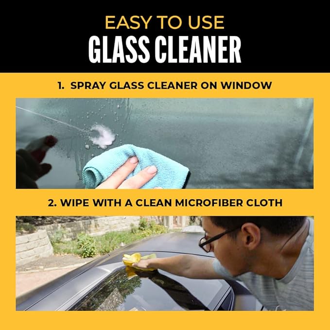 Legendary Glass Cleaner 16oz - Auto Window Cleaner Spray for Car Windows & Windshield - No Streaks, Ammonia-Free, Tint Safe - Interior/Exterior Use