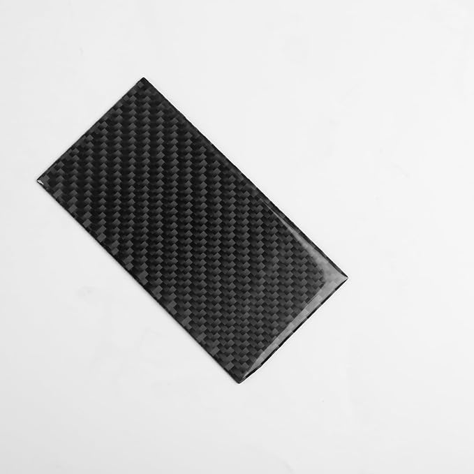 Real Carbon Fiber Trim for Honda Accord Accessories | for 2003 2004 2005 2006 2007，Dash Central Console Lower Cover，Thick Overlay Sticker Decal