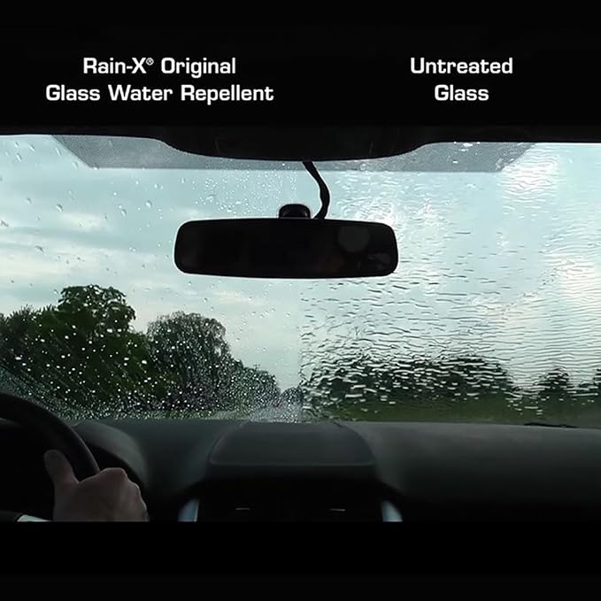Rain-X 800002243 Glass Treatment, 7 oz. - Exterior Glass Treatment To Dramatically Improve Wet Weather Driving Visibility During All Weather Conditions