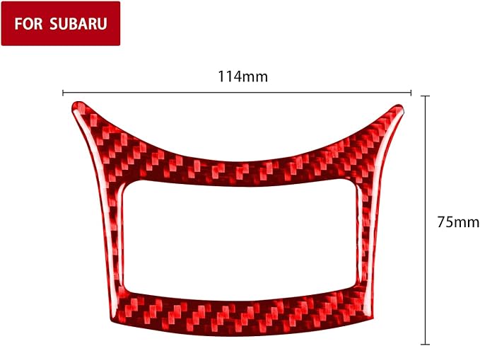 Car Red Accessories Drive Mode Select Button Decals Compatible with Subaru BRZ/Scion FR-S/Toyota 86 2016 2017 2018 2019 2020 Real Carbon Fiber Trim Stickers