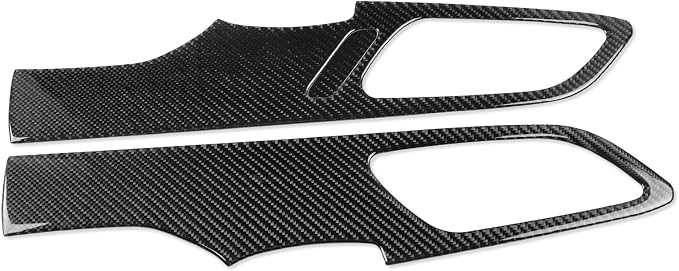 Door Panel Decor Cover Fit for Chevy Blazer Accessories 2019-2025 | Real Carbon Fiber|Car Trim Stickers Decals|for L LT RS Premier 2019 2020 2021 2022 2023 2024 2025|Interior|Thick Overlay