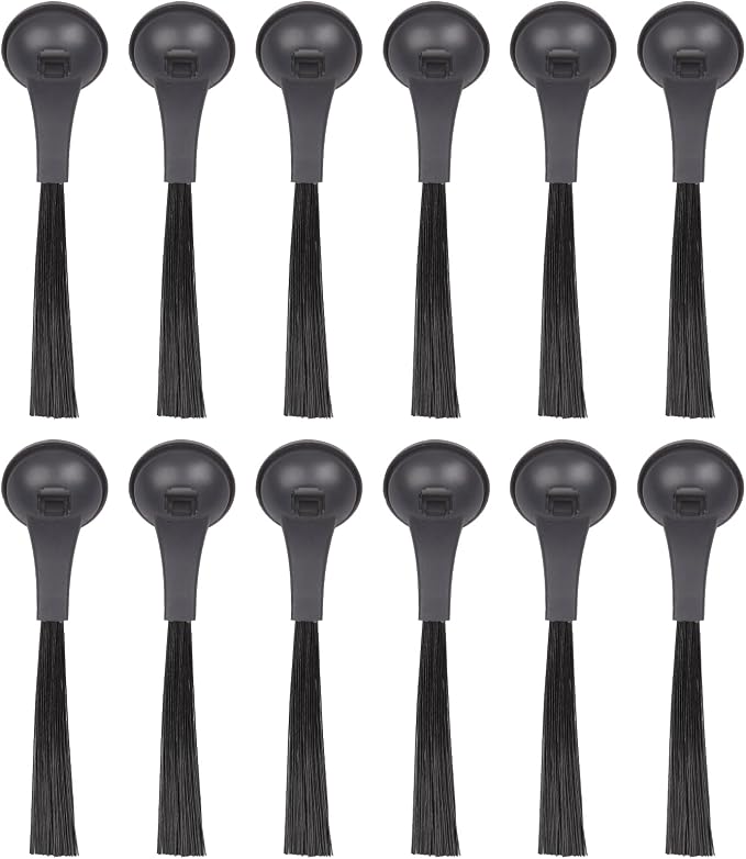 (12 Pack) Side Brushes for Shark RV2820YE, AV2800ZE, AV2810YS, AV2501AE RV2502AE AV2501S IQ R101AE RV1001AE R101 RV1001 RV1000 RV2001AE RV1012AE AV911S EZ AV1002AE AV1010AE AV970 RV2000WD Side Brush