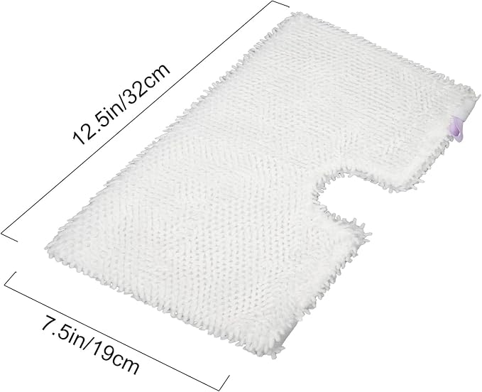 S3601 6 Pack Microfiber Steam Pocket Mop Pads Compatible for Shark Rectangle Mop Head S3500 Series S3501 S3601 S3550 S3901 S3801 SE450 S3801CO S3601D SE450