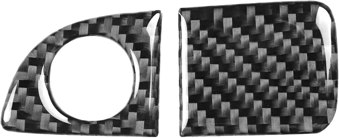 Real Carbon Fiber Trim for Dodge Charger Chrysler 300 Accessories | for Charger 2011+ Chrysler 300 2011-2023 Passenger Side Glove Box Handle Sticker Interior Thick Overlay Decal