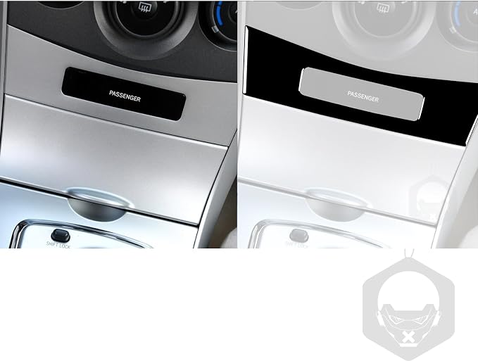 Glossy Bright Piano Black Car Center Console Passenger Panel Decoration Sticker Interior Trim Compatible with Toyota Corolla 2009 2010 2011 2012 2013 Auto Trim Accessories