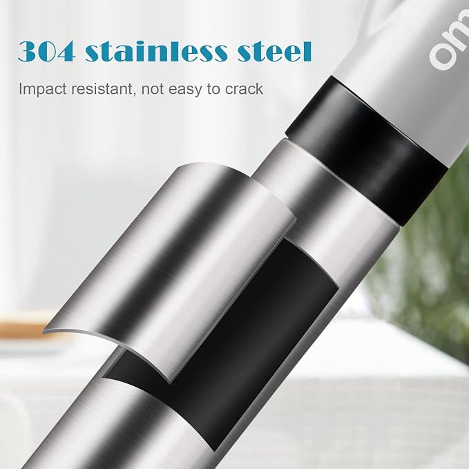 Toilet Plunger Drain Clog Remover: High Pressure Air Drainage Blaster Clog Remover Tool- Stainless Steel Gray Air Plunger for Bathroom, Sink, Floor, Kitchen Clogged