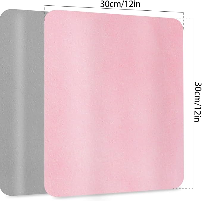 Vin Beauty Extra Large Microfiber Cleaning Cloths (12"x 12") for Eyeglasses, Lens, Glasses, Reusable Eyeglass Cleaner Cloths Wipes for All Glasses and Screens