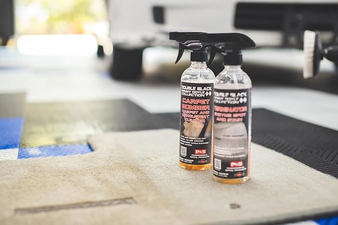 P & S PROFESSIONAL DETAIL PRODUCTS Carpet Bomber – Professional Upholstery Cleaner, Citrus-Based Formula, Removes Grease, Dirt & Odors, Highly Dilutable, Safe for Engines & Wheel Wells - 16 oz