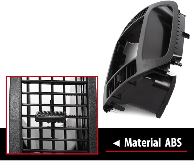 DOTCOM Dash Radio Bezel AC Air Vents Trim Fit Toyota Camry 2002-2006 Balck