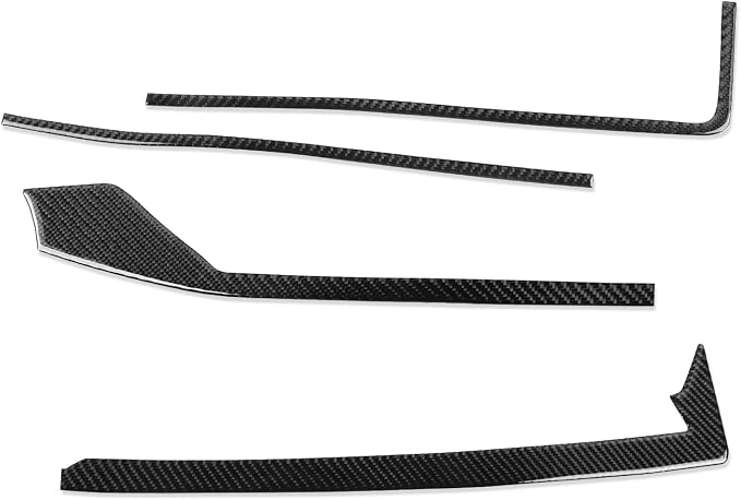 Carbon Fiber Center Console Decals Fit for Audi A3 8Y S3 2021-2025 | Center Console Trim Passenger Dash Cover | Accessories | Anti-scratch | Self-adhesive