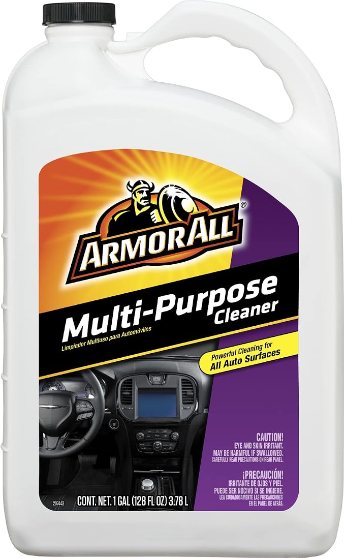 Armor All Car Cleaner Bottle, Cleaner for Cars, Truck, Motorcycle, Multi-Purpose, 1 Gallon, 19262