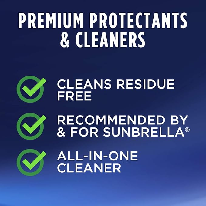 303 Marine Multi-Surface Cleaner for Vinyl & Canvas, 32 oz | Removes dirt, grime, and stains from vinyl, canvas, upholstery, and other marine surfaces.