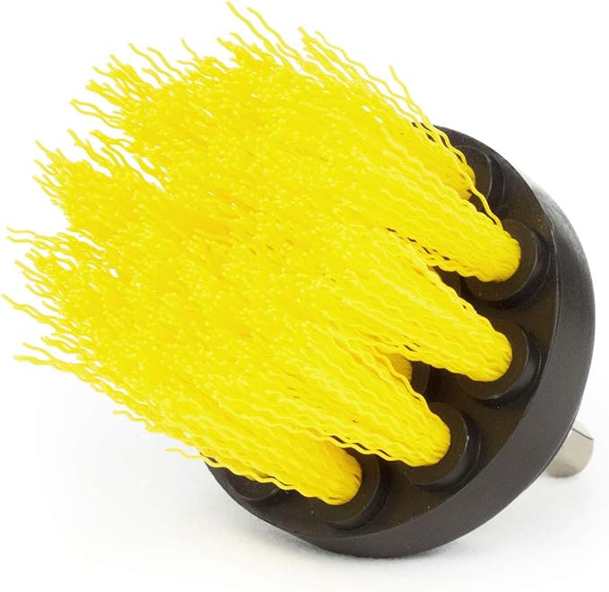 Scrub Brush for Shower - Cleaning Supplies - Scrubbing Bathroom Accessories - Shower Cleaner Brush - Bathtub Scrubber - Sink Cleaner Brush - Tile Grout Cleaner - Shower Door Brush - Glass Door Brush