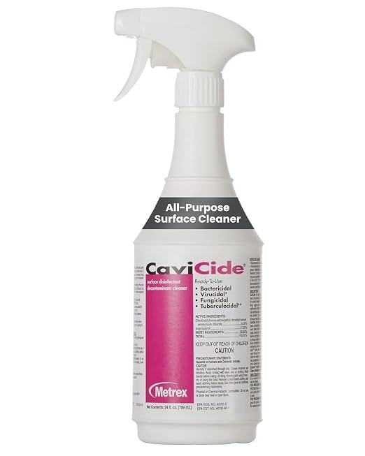 Metrex CaviCide Surface Disinfectant Cleaner Spray, 24 Oz – Ready-to-Use Disinfecting Spray, All Purpose Cleaner & Decontaminant for Medical, Clinical, Lab & Patient Care Areas – Original Version