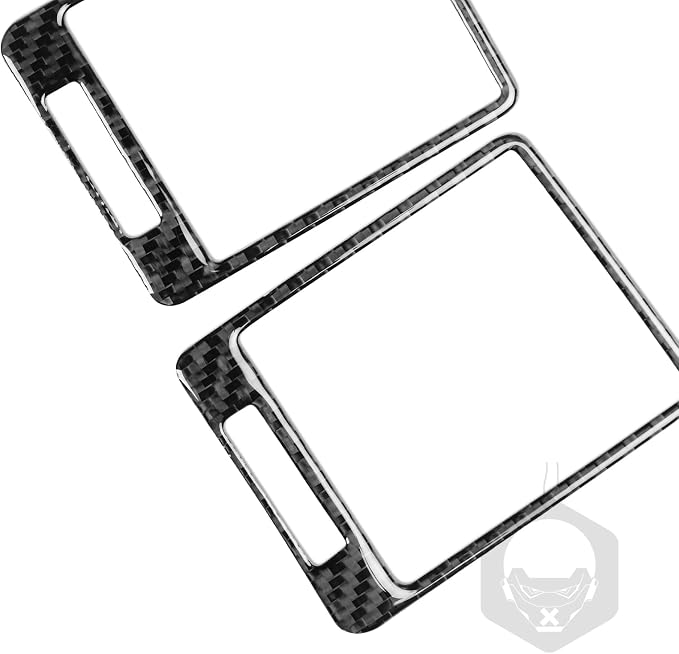 Dash Side Vents Trim for Toyota Corolla 2009-2013 Accessories Black | Soft Carbon Fiber | Upgrades for Car | Only for Left-Hand Drive | Anti-Scratch | Sporty Style