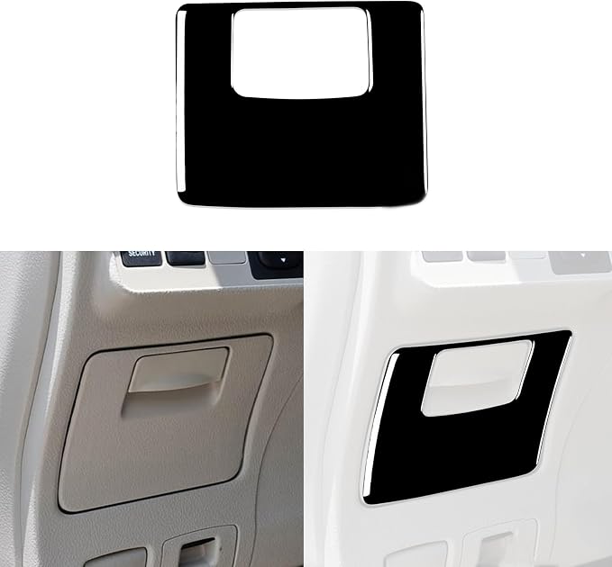 Glossy Bright Piano Black Car Driver Position Storage Box Panel Switch Cover Decoration Sticker Interior Trim Compatible with Toyota Corolla 2009 2010 2011 2012 2013 Auto Trim Accessories