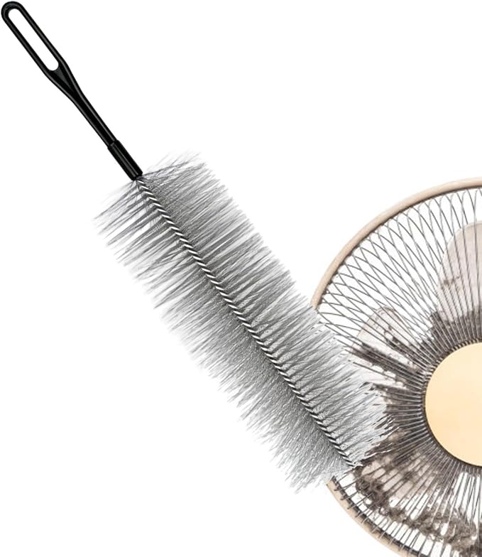 Fan Brush for Cleaning Microfiber Bendable Reusable Dust Removal | Stand Up Fan Dust Remover for Air Conditioner Air Vents Window Screen Blinds Door Frames Crevice