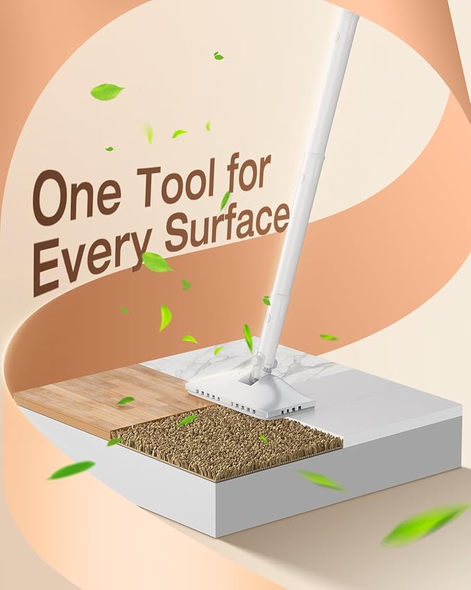 10-in-1 Steam Mop, Detachable Handheld Steam Cleaner for Multi-Surface | 350ml Tank,10s Heat-Up,248°F Steam Cleaner,2-Level Control,Swivel Head for Carpet,Floor,Tiles,BBQ grill,Car Accessories