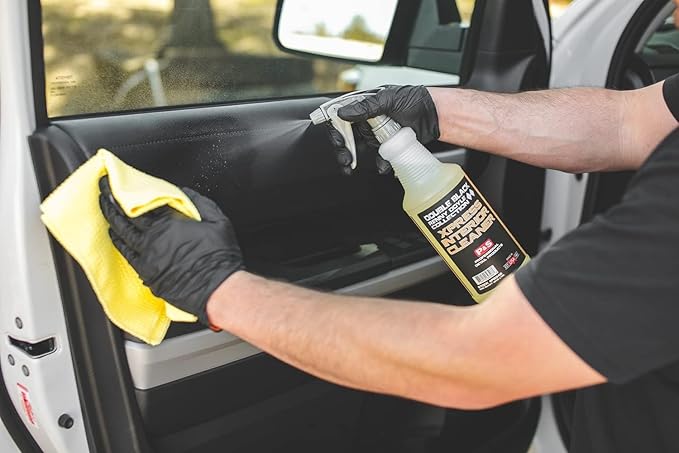 P & S PROFESSIONAL DETAIL PRODUCTS Xpress Interior Cleaner – Safe for Leather, Vinyl, Plastic & More, Removes Dirt, Grease & Oil, No Residue, Fresh Scent, No Dilution Needed - 16 Oz.
