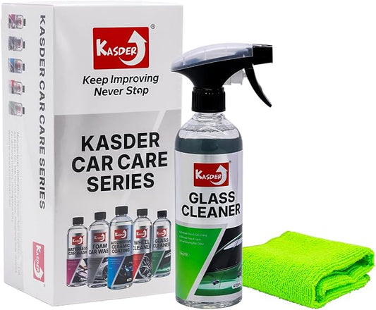 Auto Glass Cleaner Spray, Ammonia-Free Streak-Free Window Cleaner, Oil Film Bug Grime Remover, Safe for Tinted Windshield, Car Mirror Navigation Screen for Truck RV Motorcycle