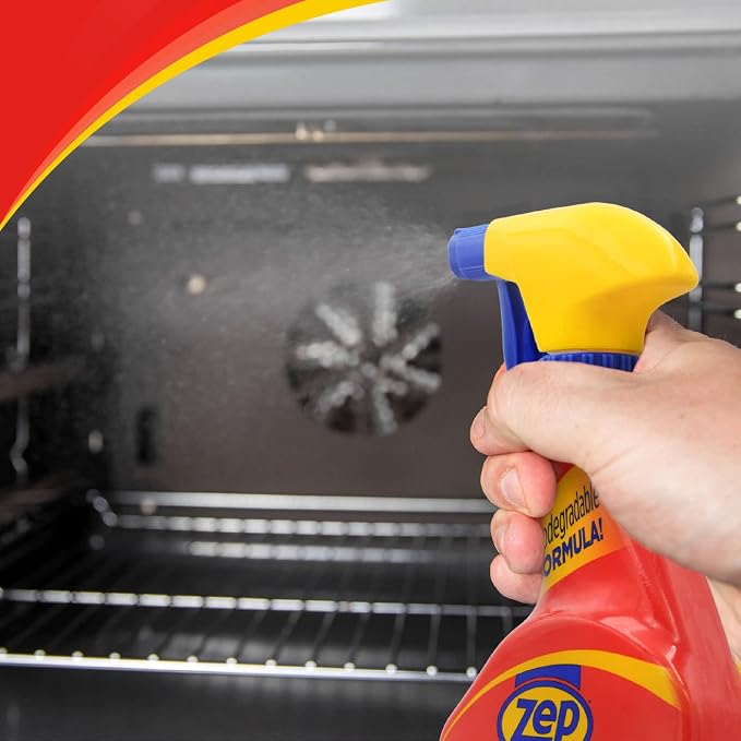 Zep Home Pro Fume-Free Oven, Air Fryer, & Microwave Cleaner - 24 Fl. Oz. (Case of 6) - R49306 - Eliminates tough grease, grime, and food residue without any harsh fume