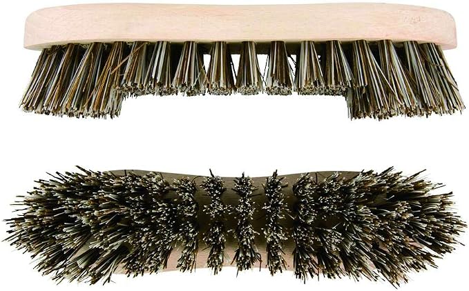 Elliott Natural Bassine Fibre FSC Certified Hand Scrubbing Brush with Stiff Bristles – Heavy Duty, Ideal for Outdoor use, Workshops, Warehouses and Gardening