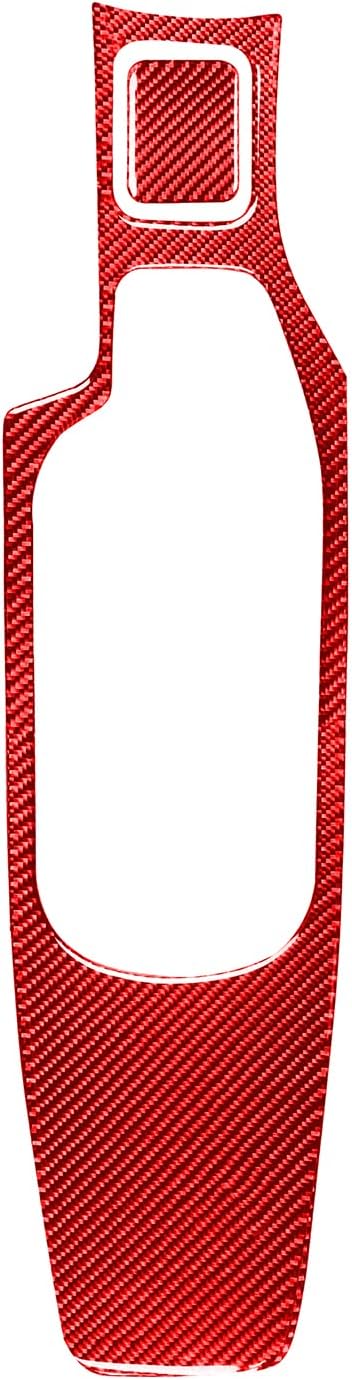 Car Decals Center Control Armrest Kit Panel Red Real Carbon Fiber Trim Stickers Compatible with Scion FR-S 2013 2014 2015 2016 / Toyota 86 2017 2018 2019 2020 Interior Accessories Type-A
