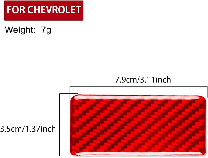 Real Carbon Fiber Trim for Chevy Malibu 9th Gen Accessories | for 2016-2024 Glove Box Switch Handle Panel Sticker Interior Thick Overlay Decal