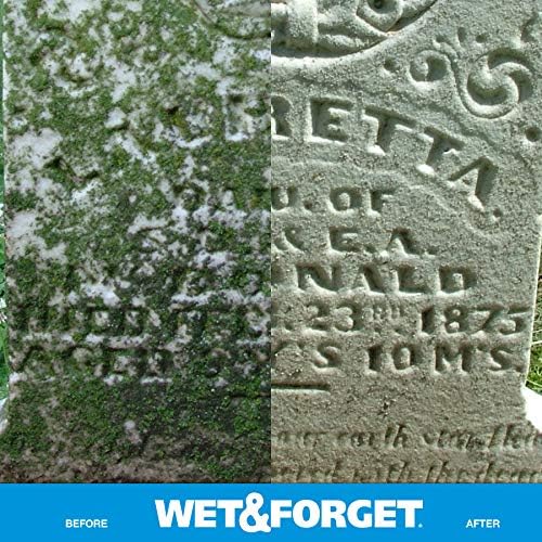 Wet & Forget Outdoor Moss, Mold, Mildew, & Algae Stain Remover Multi-Surface Cleaner, Ready to Use, 64 Fluid Ounces, 4 Pack