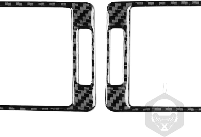 Dash Side Vents Trim for Toyota Corolla 2009-2013 Accessories Black | Soft Carbon Fiber | Upgrades for Car | Only for Left-Hand Drive | Anti-Scratch | Sporty Style