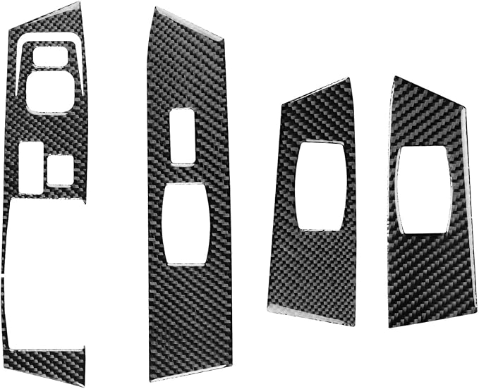 Fit for Toyota 4Runner(N210) 2003-2009 Window Switch Stickers | for SR5/Sport Edition/Limited 2003 2004 2005 2006 2007 2008 2009 | Real Carbon Fiber | Door Window Switch Panel
