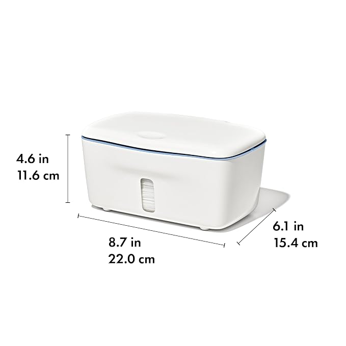 OXO Tot Perfect Pull Wipes Dispenser, Baby Wipe Holder - Dusk
