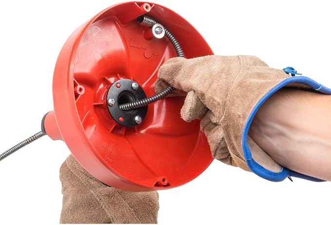 RIDGID 57043 Power Spin+ Drain Cleaner + RIDGID 57003 EZ Change Faucet Wrench