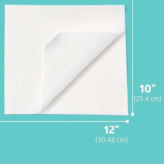 Medline Ultrasoft Disposable Dry Cleansing Cloths, Fragrance-Free, 10 x 13 inches, 50 per Bag, One Bag