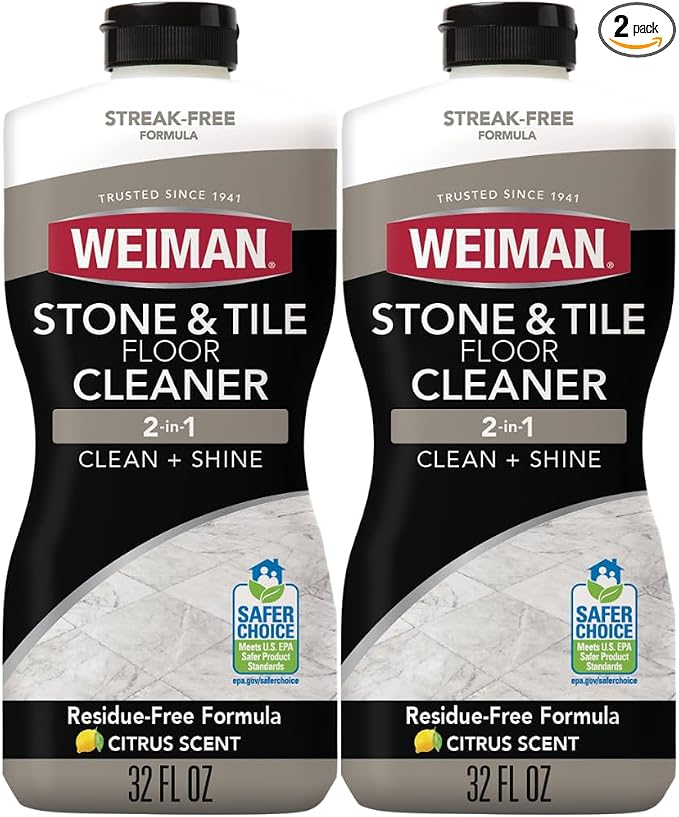 Weiman Stone Tile and Laminate Cleaner - 32 Ounce 2 Pack