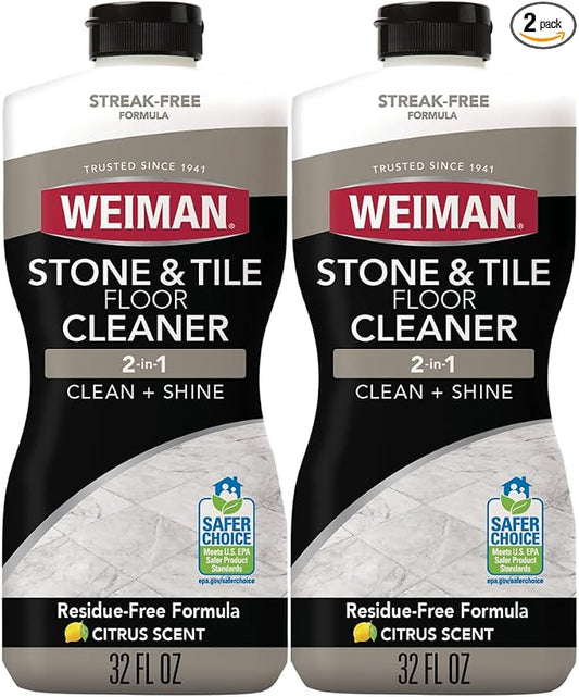 Weiman Stone Tile and Laminate Cleaner - 32 Ounce 2 Pack