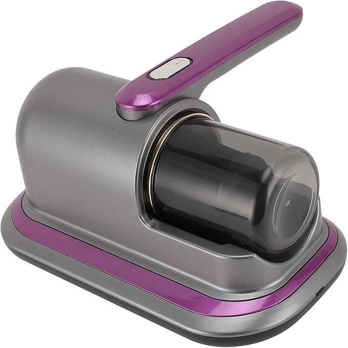 Zunate Bed Vacuum Cleaner 12kPa, Ultrasonic Mattress Vacuum Cleaner - Powerful Double Tapping, Cleaning, Filtration for Bedding Carpets Toys