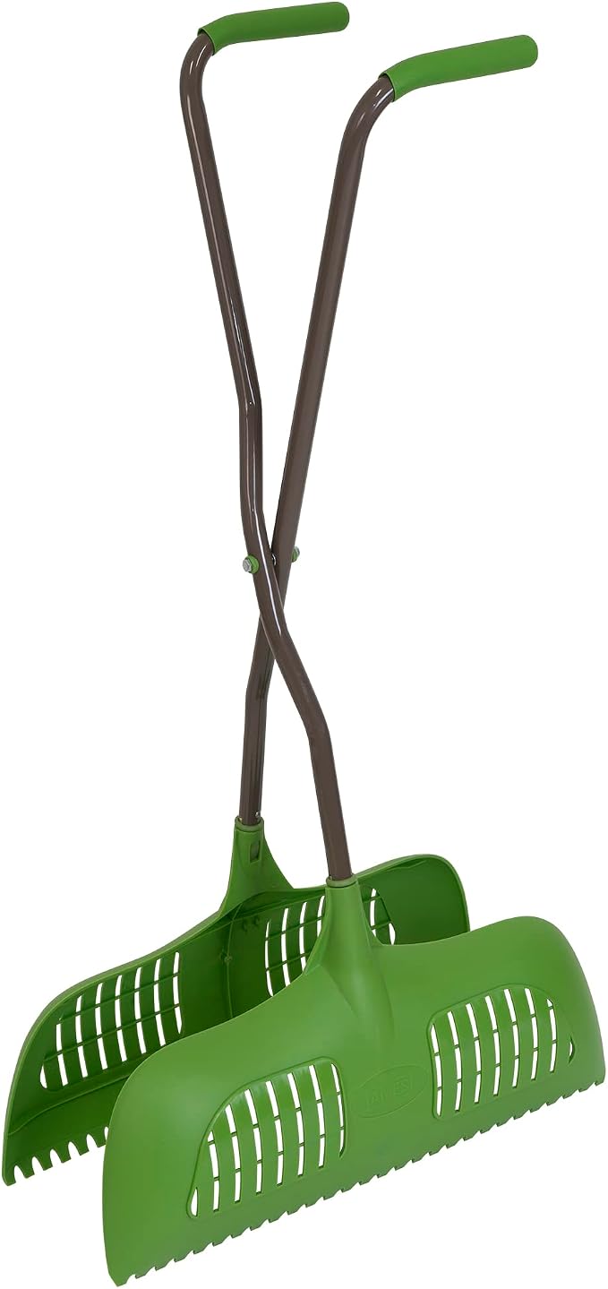 Earthwise Telescoping Leaf Clean-Up Tool Bundle with AMES Long Handle Leaf Grabber