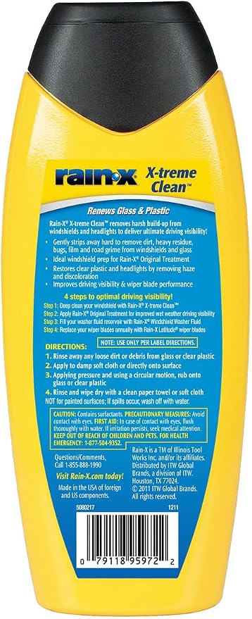 Rain-X 5080217 X-treme Clean Glass Cleaner - 12 fl oz.