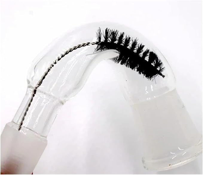 5pcs/Set Nylon Small Brush Mini Smoking Pipe Cleaner Hookah Cleaning Stainless Steel Brushes