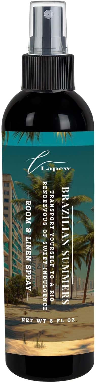 Lapew Room & Linen Spray | Fragrance Mist for Home, Car & Office | Fabric & Air Freshener | Neutralizing Mist | Made in USA | Brazilian Summers