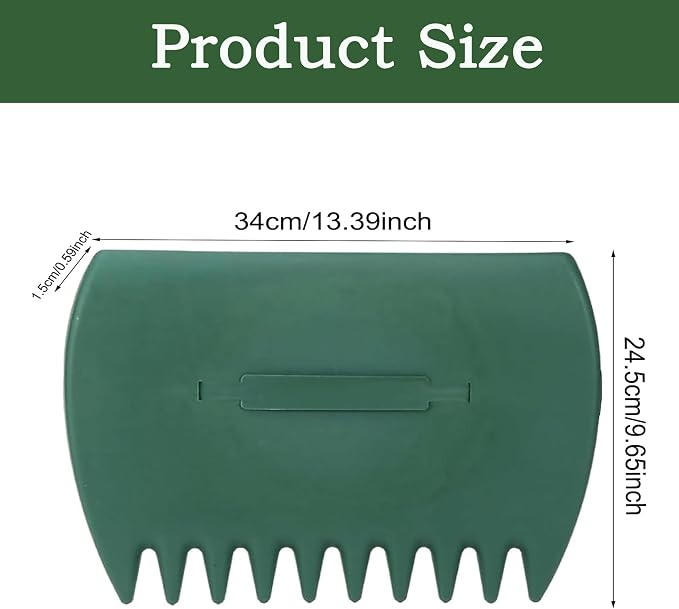 Leaves Grabber - 2 PCS Handheld Hazelnut Leaf Scoop for Fast Lawn Cleanup, Garden Leaf Scoops Hand Rakes for Fallen Leaves, Grass Clippings and Yard Trash