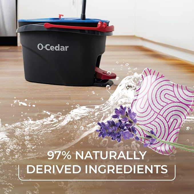 O CEDAR PACS Hard Floor Cleaner, Lavender Scent 10 Count (1-Pack) | Made with Naturally-Derived Ingredients | Safe to Use on All Hard Floors | Perfect for Mop Buckets